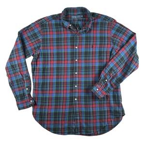 Vintage Ralph Lauren Shirt Mens XL Plaid Flannel Long Sleeve Button Down Classic